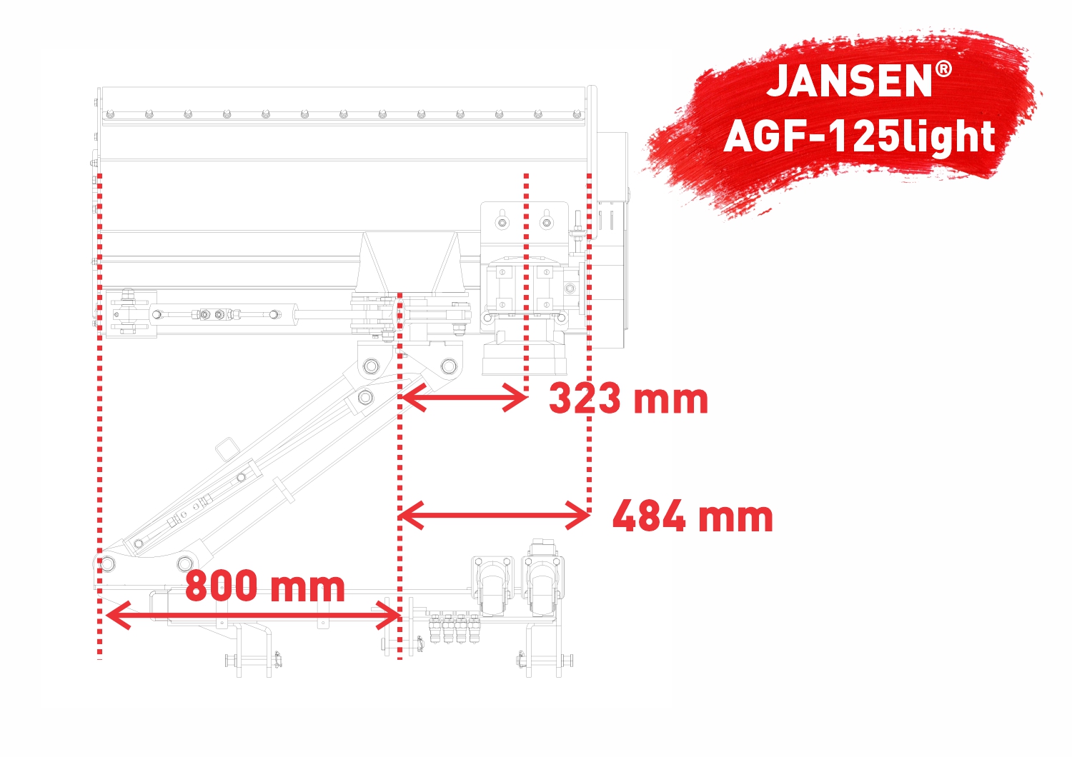 Väike niiduk Jansen AGF-125 Light - Pilt 8