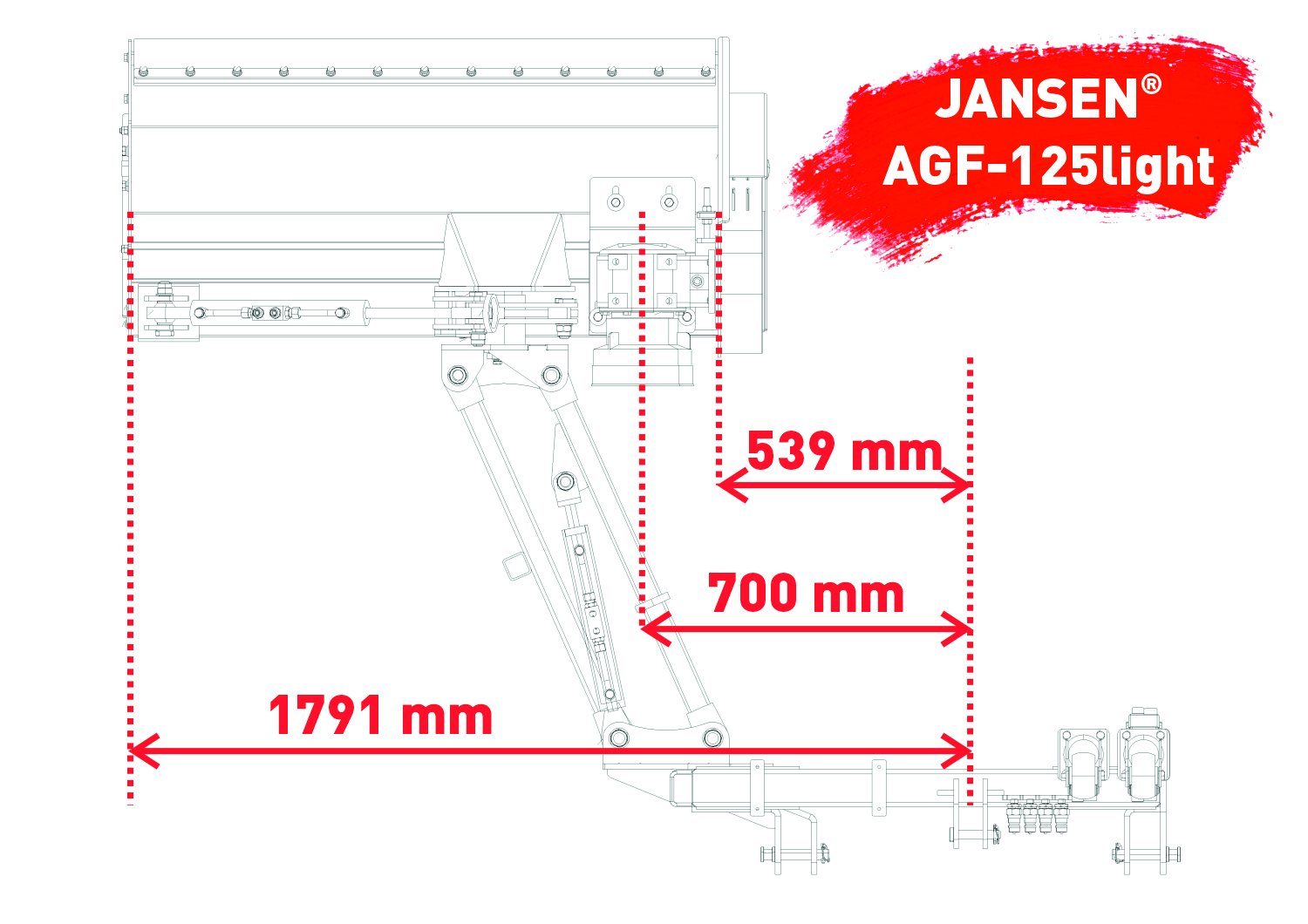 Väike niiduk Jansen AGF-125 Light - Pilt 9